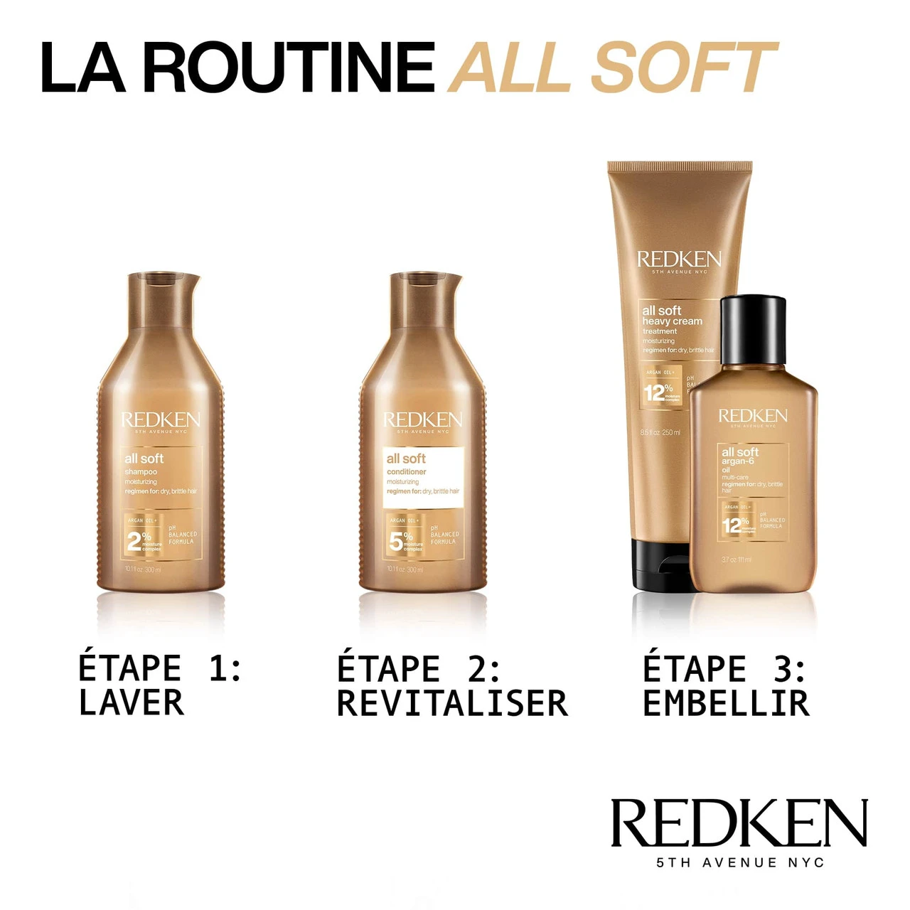 Huile d'Argan All Soft Redken 90ml Huile D'Argan All Soft Redken 90ml -Magasin De Produits Capillaires 0884486452993 5 03127.1694769878