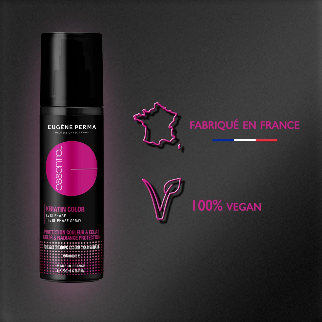 Spray Bi-Phase Keratin Color Eugène Perma 200ml Spray Bi-Phase Keratin Color Eugène Perma 200ml -Magasin De Produits Capillaires euge ne perma keratin 21765.1684846888