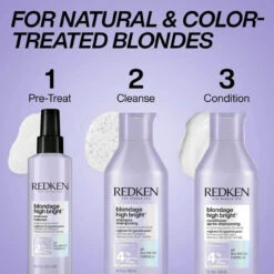 Traitement Blondage High Bright Redken 250ml 2 Traitement Blondage High Bright Redken 250ml -Magasin De Produits Capillaires high bright 58800.1694764076