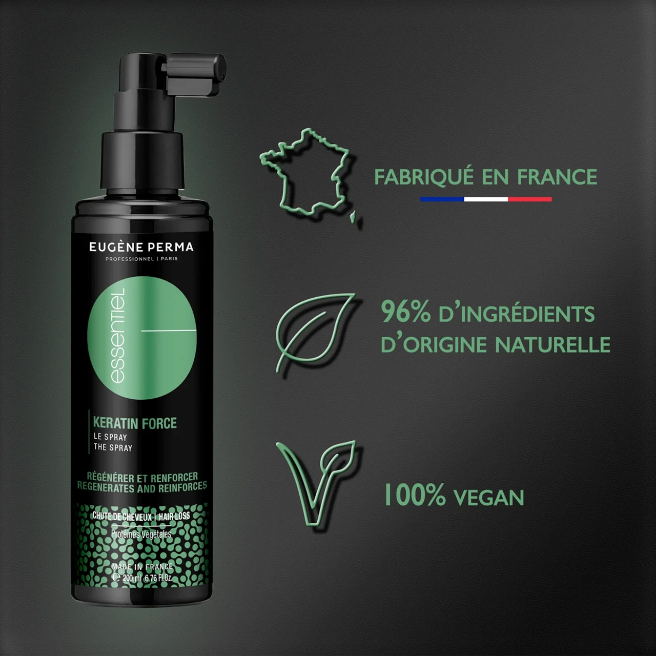 Spray Keratin Force Eugène Perma 200ml Spray Keratin Force Eugène Perma 200ml -Magasin De Produits Capillaires keratin color spray 72585.1684846786