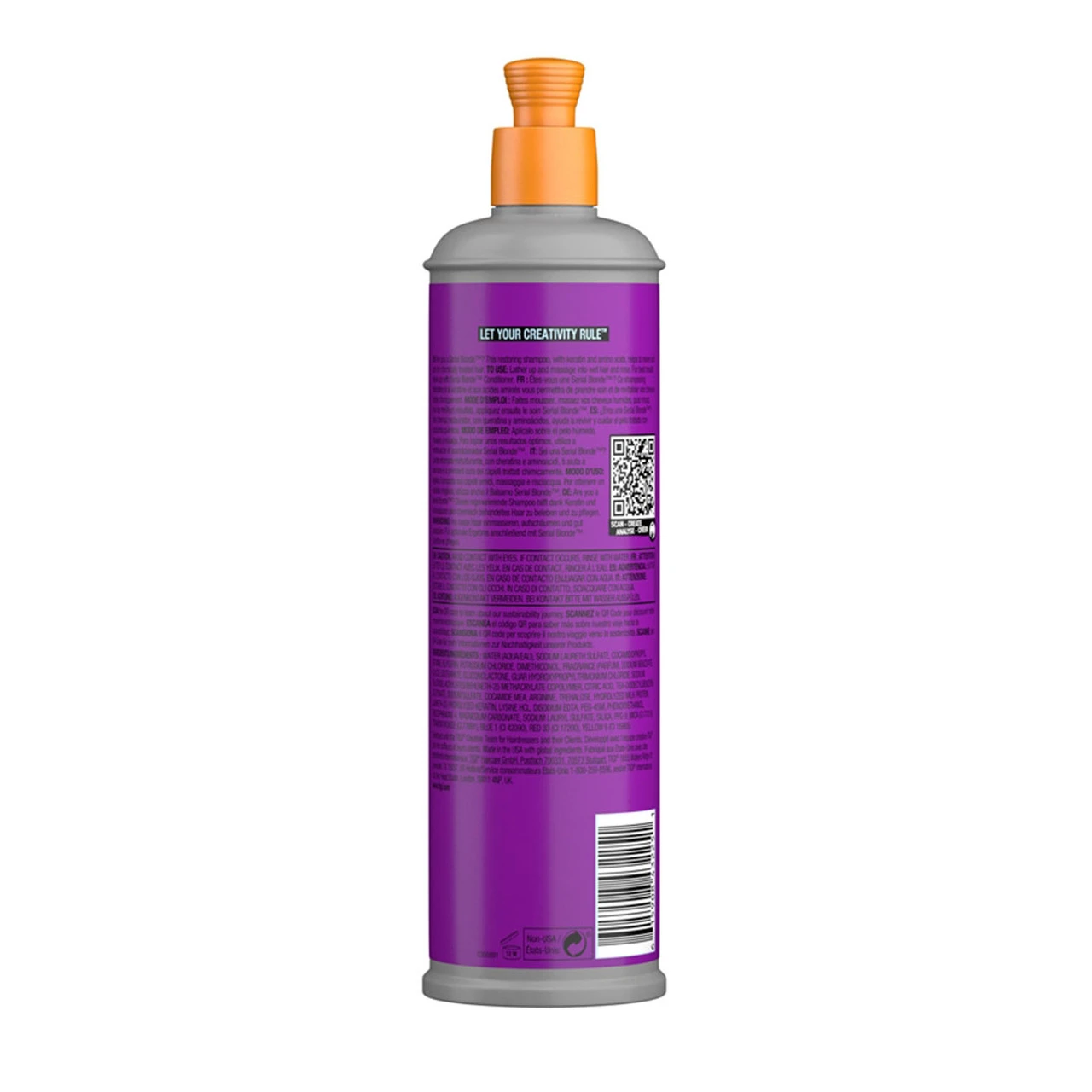 Shampooing Tonifiant Violet Serial Blonde Tigi 400ml Shampooing Tonifiant Violet Serial Blonde Tigi 400ml -Magasin De Produits Capillaires tigi bed head shampooing serial blonde 400ml 29272.1684847419